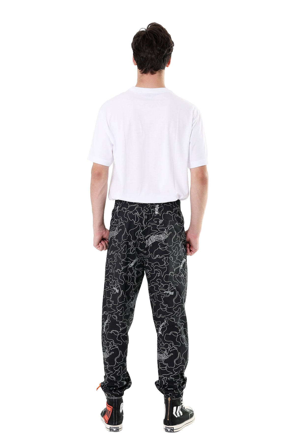 REFLECTIVE CAMO JOGGER PANTS | BLACK